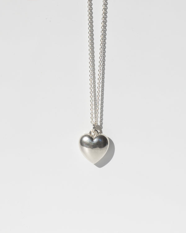 Puffy heart necklace