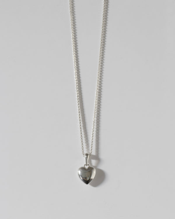 Puffy heart necklace