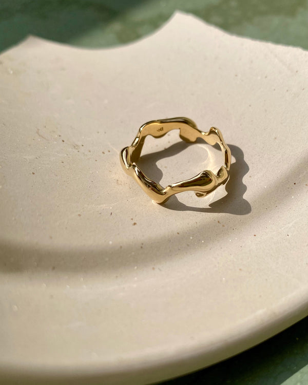 Himmin ring 18k gold - IDAMARI