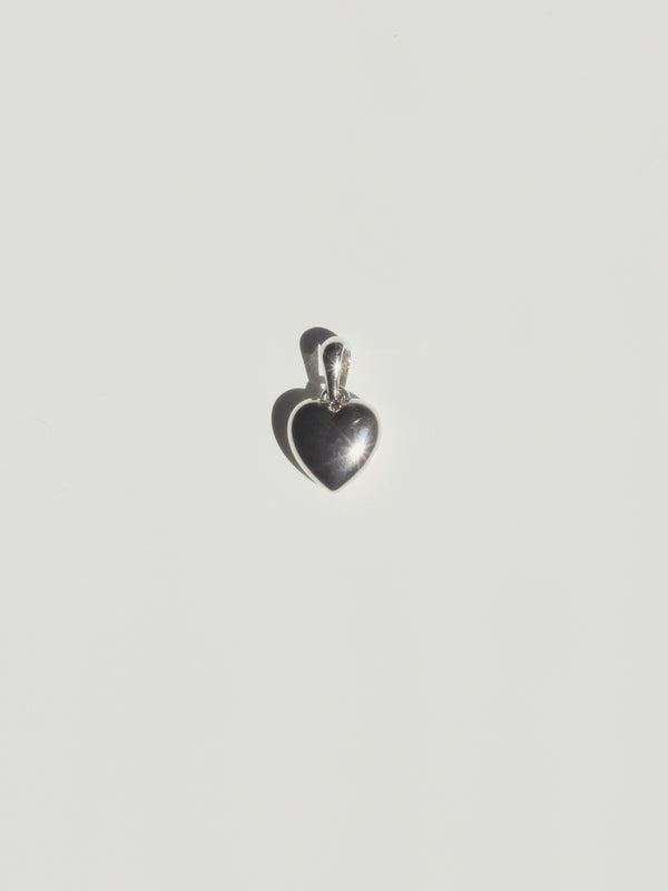 Puffy heart necklace