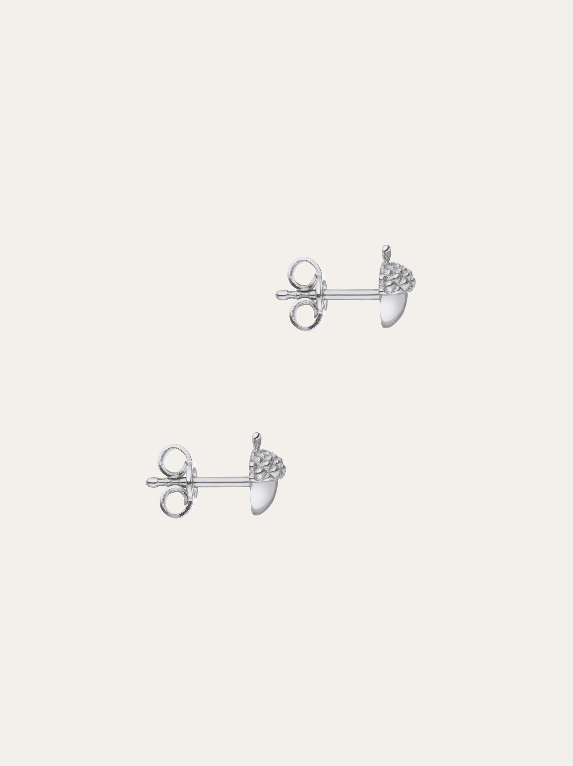 Acorn stud earrings - IDAMARI