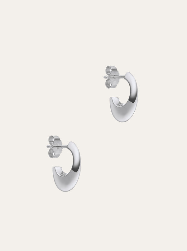 Crescent hoop earrings - IDAMARI