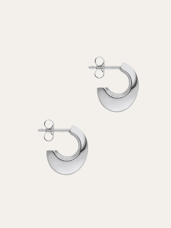 Crescent hoop earrings - IDAMARI