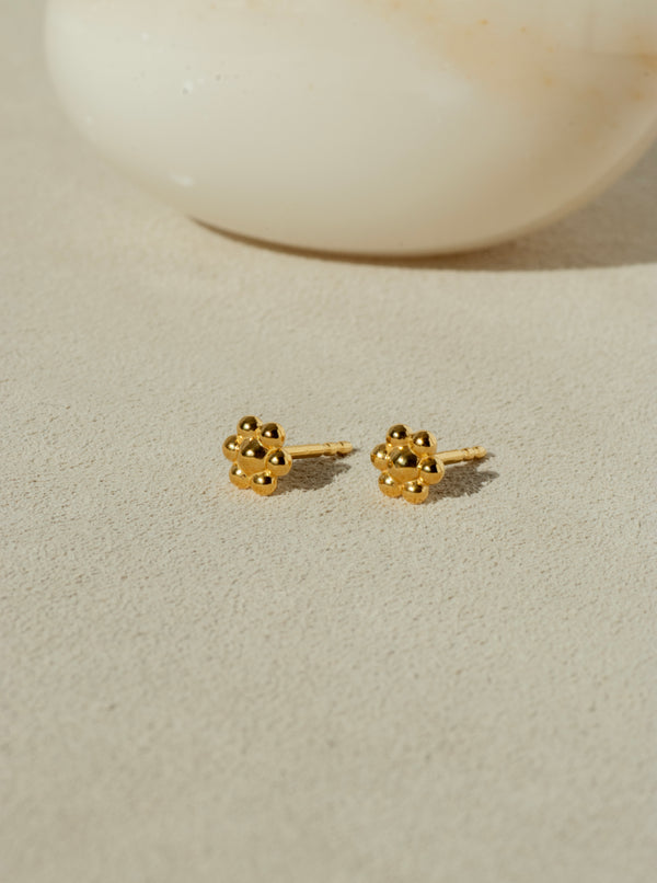 Fiore stud earrings 18k - IDAMARI