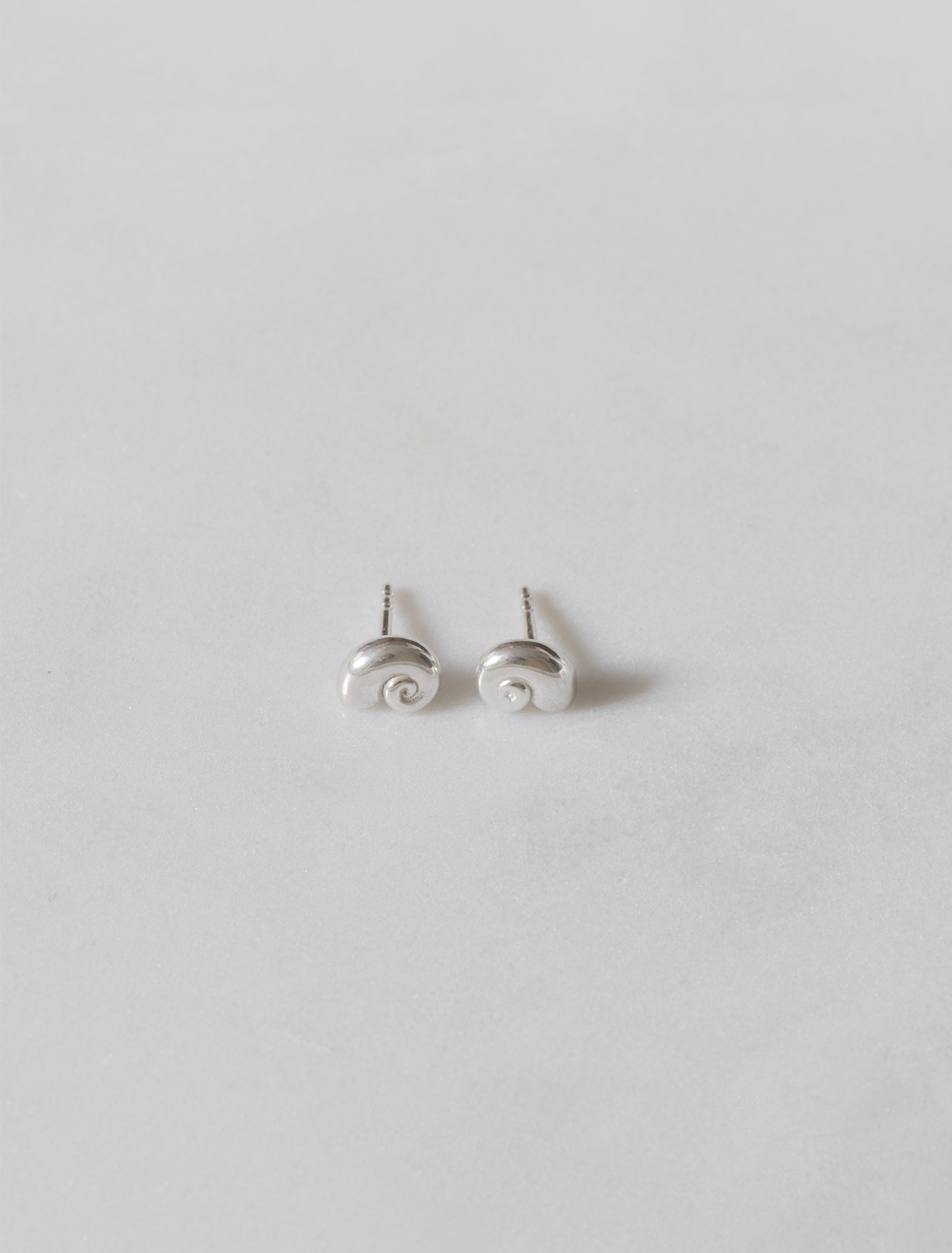 Nautilus stud earrings