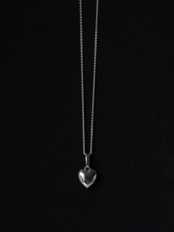 Puffy heart necklace